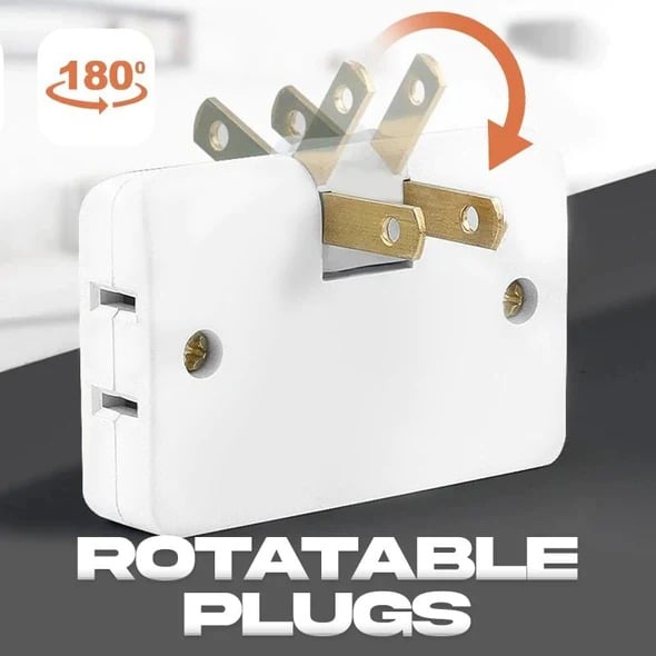 (đ„2024Last Day Promotion - 49% off)2024-180 Degrees Rotatable Socket Converter